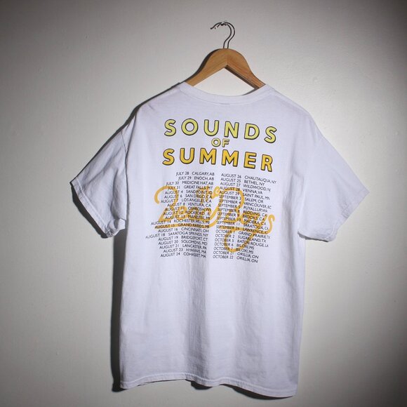 The Beach Boys Shirt Mens Large White Sounds Of Summer Tour Tee - Picture 2 of 6